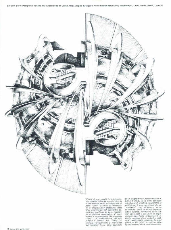 Sacripanti's never-built pavilion for Osaka '70 lives again in VR